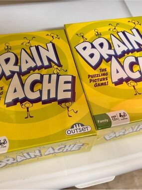 Brain Ache the puzzling picture Game - 2 pack